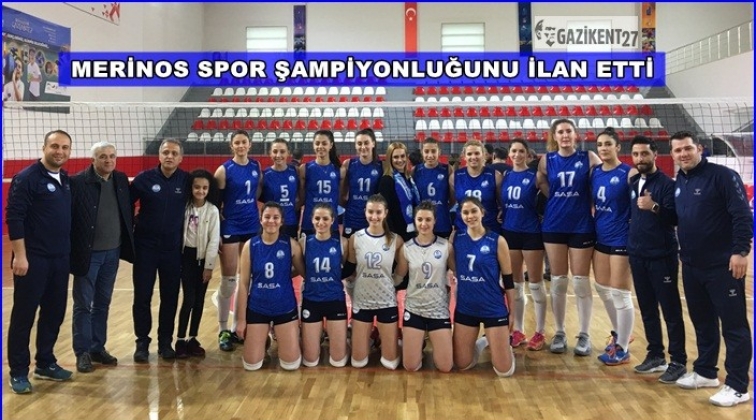 Merinosspor şampiyon