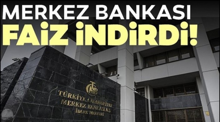 Merkez Bankası faiz indirdi!