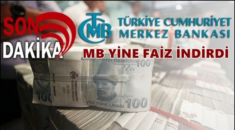 Merkez Bankası faiz indirdi