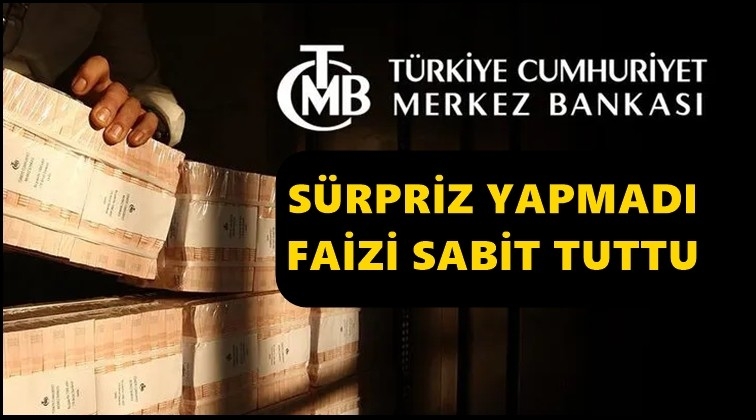 Merkez Bankası faiz oranını 17'de sabit tuttu