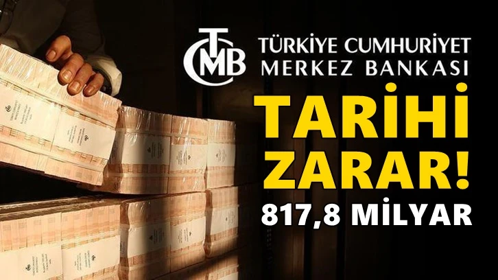 Merkez Bankası'ndan tarihi zarar!