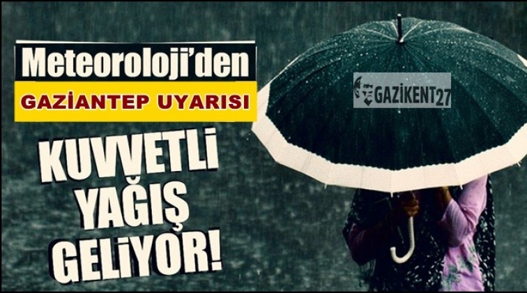 Meteoroloji&rsquo;den kuvvetli yağış uyarısı!