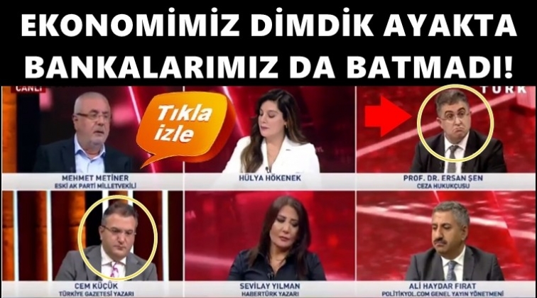 Metiner: Ekonomimiz dimdik ayakta!