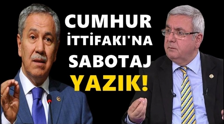 Metiner’den Arınç’a tepki