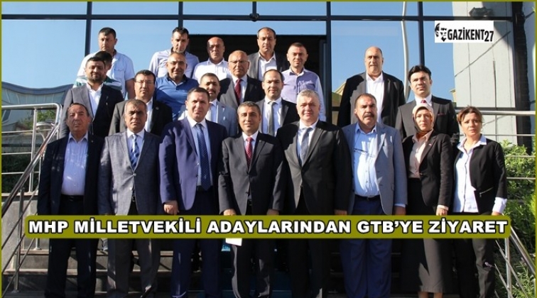 MHP milletvekili adaylarından GTB'ye ziyaret
