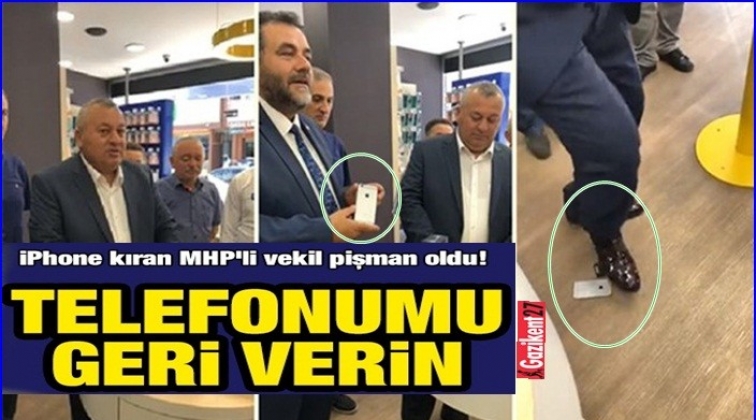 MHP'li vekil İphone telefonunu geri istedi