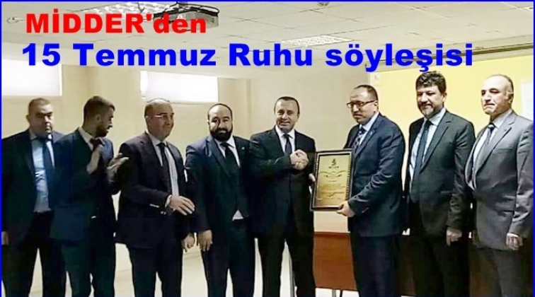 MİDDER'den '15 Temmuz Ruhu' söyleşisi