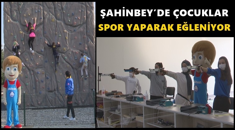 Millet Bahçesi’nde çocuklara spor etkinliği...