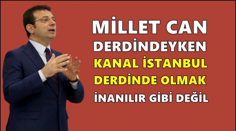 İmamoğlu: Ben koyamadım adını siz koyun!