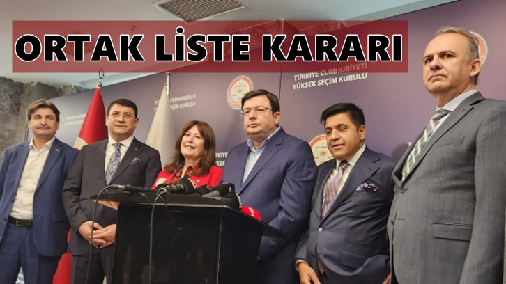 Millet İttifakı’ndan ortak liste kararı...