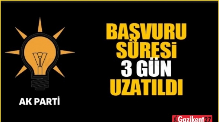 Milletvekili aday adaylık başvuru s&uuml;resi uzatıldı
