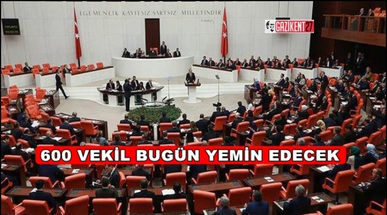 Milletvekilleri bug&uuml;n yemin edecek