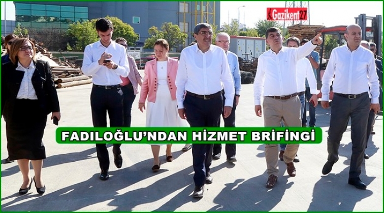 Milletvekillerine hizmetleri anlattı