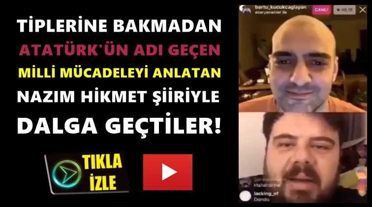 Milli Mücadeleyi anlatan şiirle dalga geçtiler!