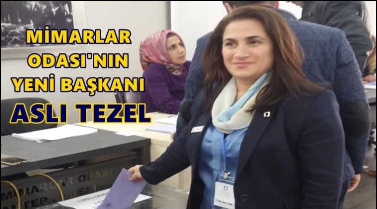 Mimarlar Odası'nın yeni başkanı Aslı Tezel