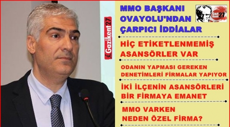 MMO Başkanı Ovayolu'ndan m&uuml;thiş iddia