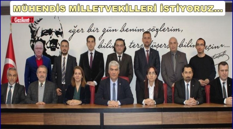 MMO: M&uuml;hendis Milletvekilleri İstiyoruz!...