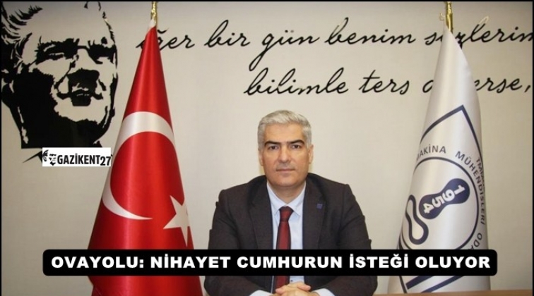 MMO'dan Kamil Ocak a&ccedil;ıklaması: Aklın yolu birdir