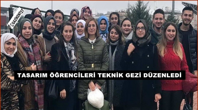 Moda Tekstil Tasarımı öğrencilerine teknik gezi