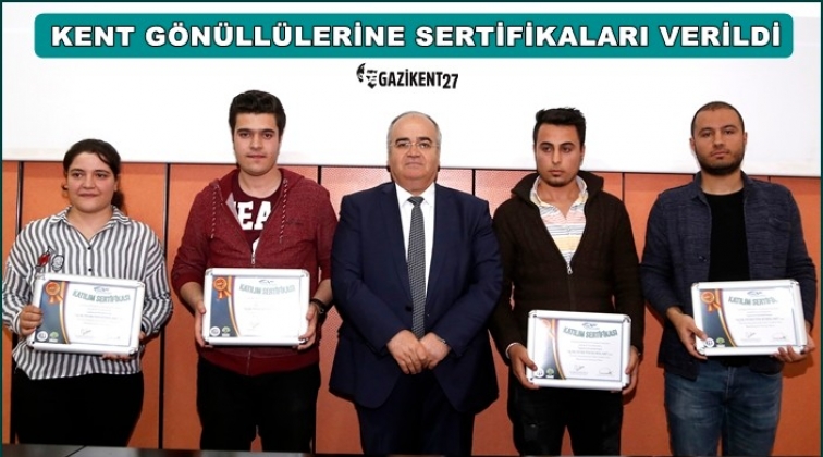 M&Ouml;P'e destek veren &uuml;niversite &ouml;ğrencilerine sertifika