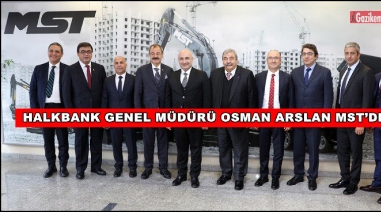 MST, Halkbank Genel M&uuml;d&uuml;r&uuml;n&uuml; ağırladı