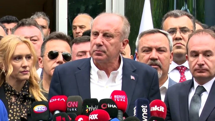 Muharrem İnce, cumhurbaşkanı adaylığından çekildi!