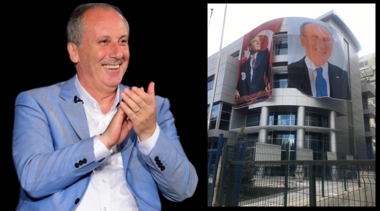 Muharrem İnce posterleri astı...