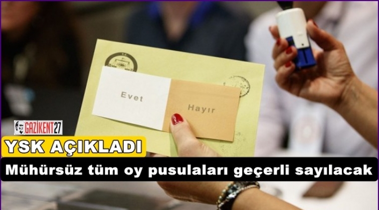 M&uuml;h&uuml;rs&uuml;z t&uuml;m oy pusulaları ge&ccedil;erli sayılacak