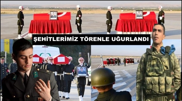 Münbiç şehitleri memleketlerine uğurlandı