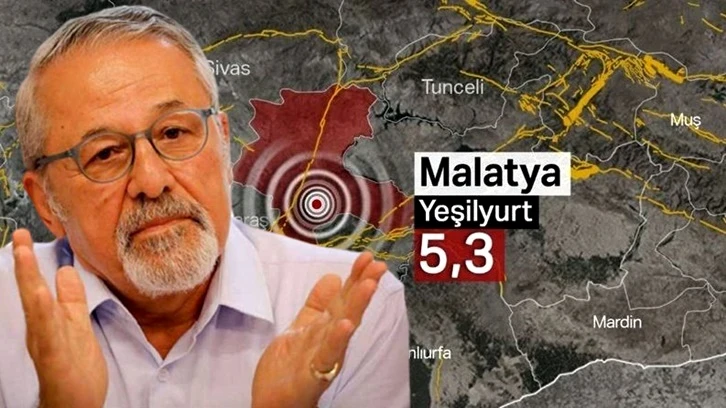 Naci Görür’den Malatya depremi sonrası ‘yeni fay’ mesajı