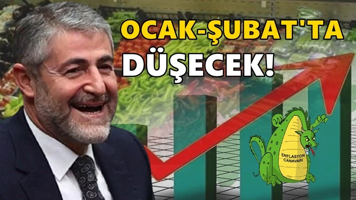 Nebati: Enflasyon ocak ve şubatta düşmüş olacak!