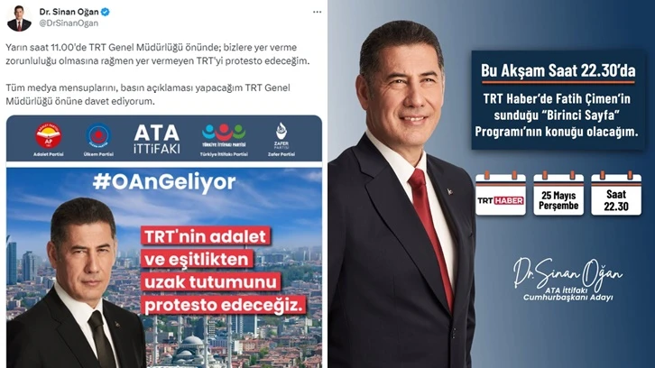 Nereden nereye... TRT'nin kapıları Sinan Oğan'a açıldı!