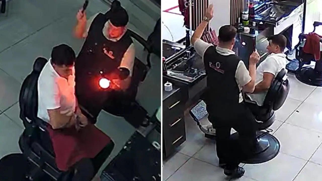 Fön makinesi bomba gibi patladı!