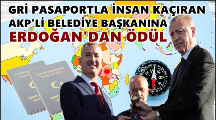 O Başkanlar, Erdoğan’ın elinden ödül aldı!