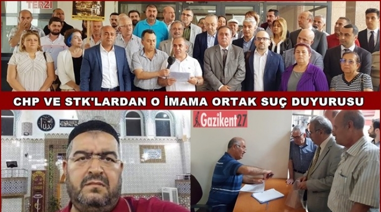 O imam hakkında suç duyurusu