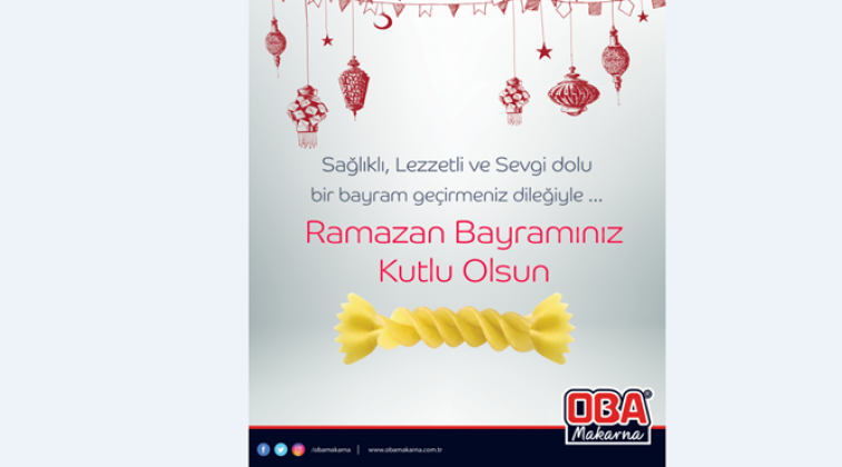 OBA Makarna'dan Bayram kutlaması