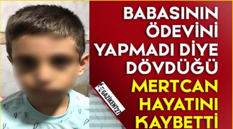 Ödevini yapmayan oğlunu döverek öldürdü!