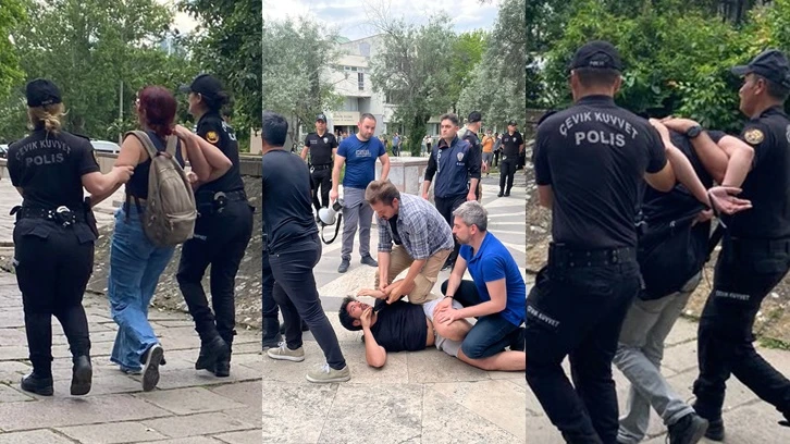 ODTÜ'de Onur Yürüyüşü başlamadan gözaltı!