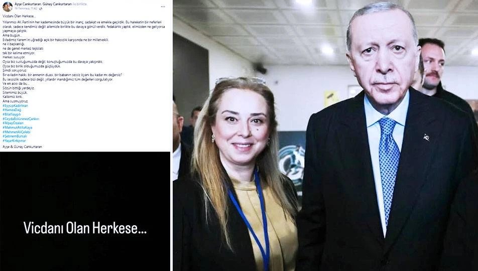 Oğlu mülakatta elenen eski AKP'li yönetici partisine sitem etti!