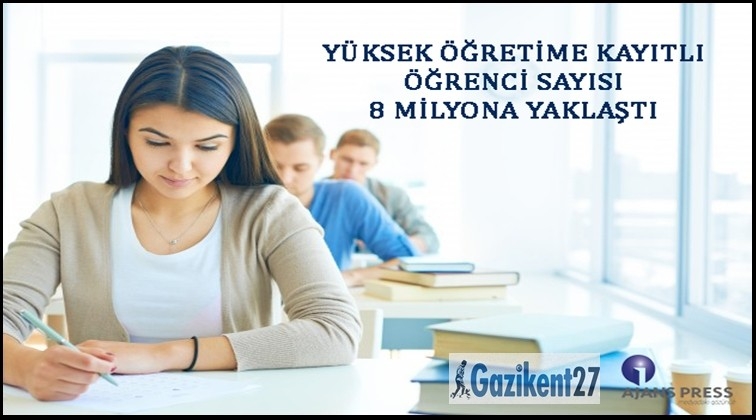 Öğrenci sayısı 8 milyona yaklaştı...