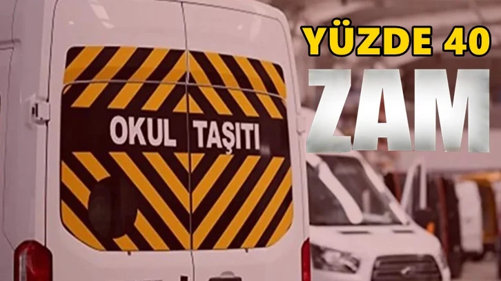 Öğrenci servislerine yüzde 40 zam beklentisi