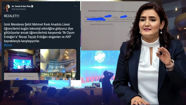 Öğrenciler 'teknoloji etkinliği' diye Erdoğan'ın programına götürüldü!