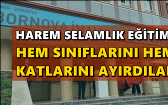 Öğrencilerin hem sınıf hem katını ayırdılar!