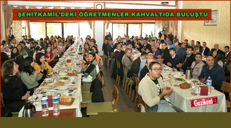 &Ouml;ğretmenler kahvaltıda bir araya geldi