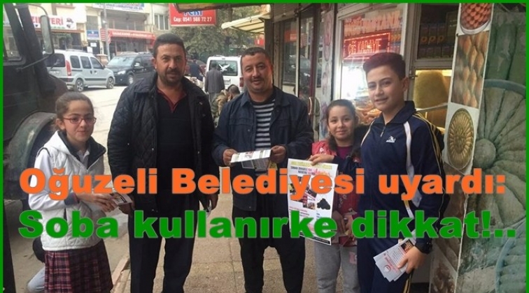 Oğuzeli Belediyesi uyardı!