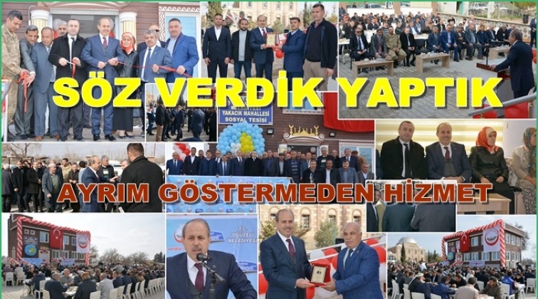 Oğuzeli Belediyesi'nden Yakacık'a sosyal tesis