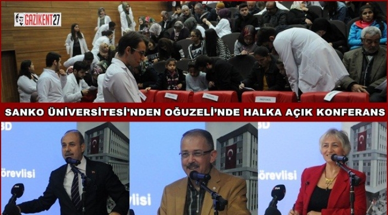 Oğuzeli'nde halka a&ccedil;ık konferans