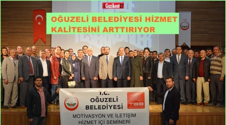 Oğuzeli'nde 'Motivasyon ve İletişim&rsquo; konulu seminer