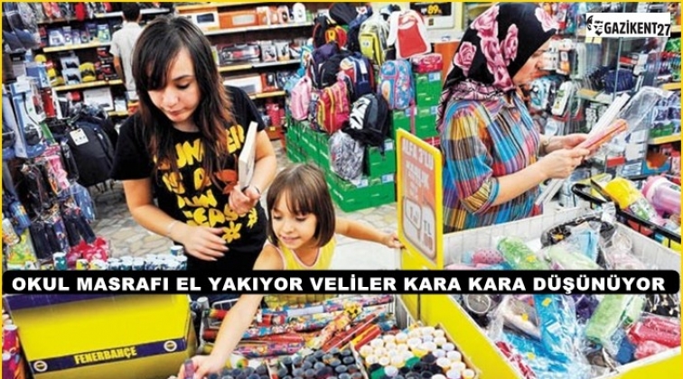 Okul harcaması 500 TL'yi buluyor