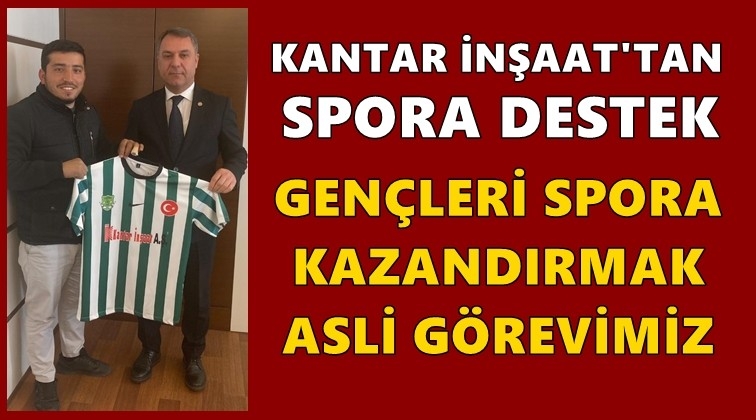 Ömer Kantar'dan Dülükspor'a destek